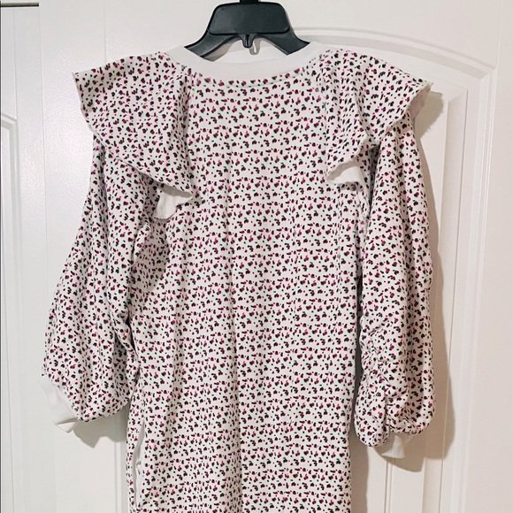 Something Navy Meghan Ruffle Sweatshirt Dress (M) - Picture 4 of 8